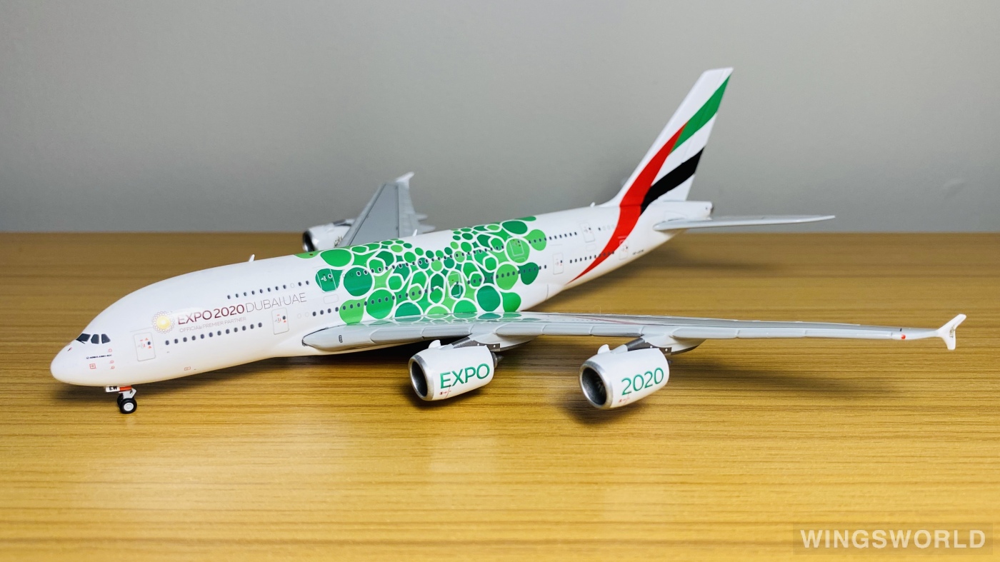 Geminijets 1:400 GJUAE1788 Emirates 阿联酋航空 Airbus A380-800 A6-EEW
