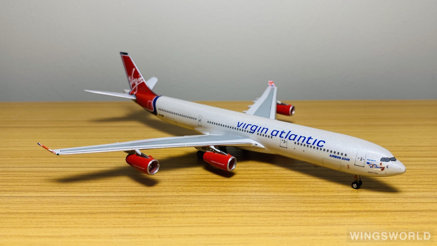 AeroClassics 1:400 AC4GVAIR Virgin Atlantic Airways 维珍航空 Airbus A340-300 G-VAIR