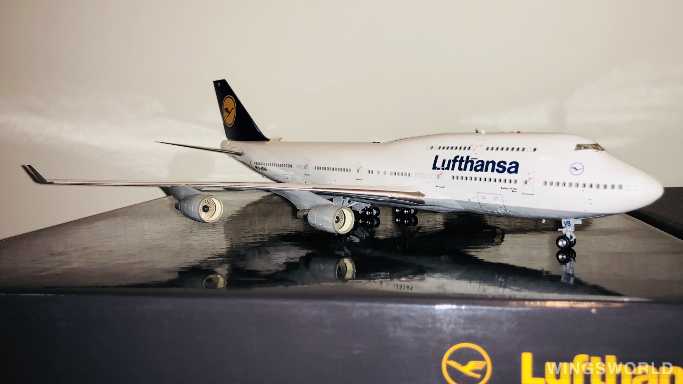 Herpa Premium 1:200 000024 Lufthansa 汉莎航空 Boeing 747-400 D-ABVB