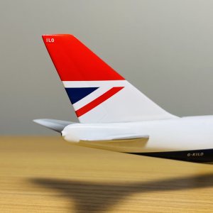 British Airways 英国航空 Boeing 747-200 G-KILO  BB4-2005-XX Big Bird 1:400