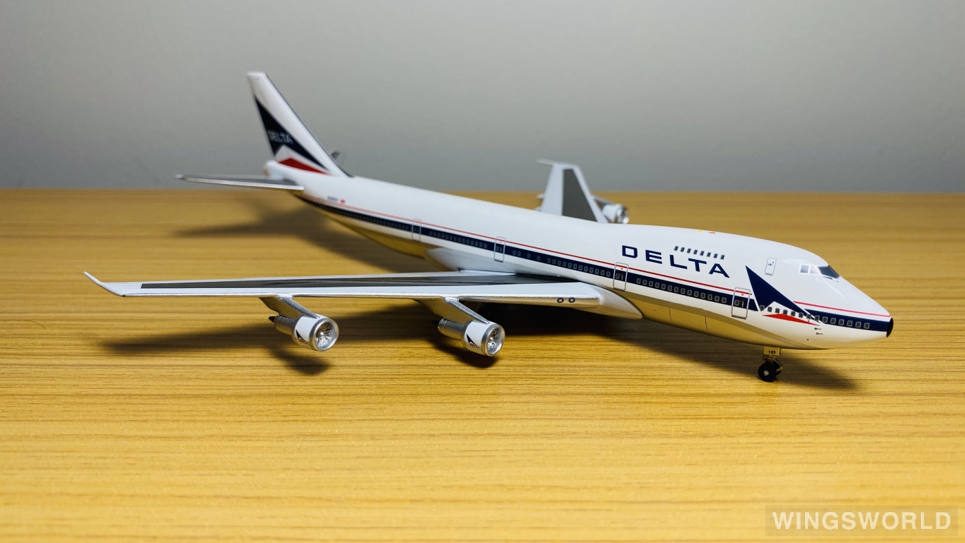 Big Bird 1:400 BB4-2006-XX Delta Air Lines 达美航空 Boeing 747-100 N9900