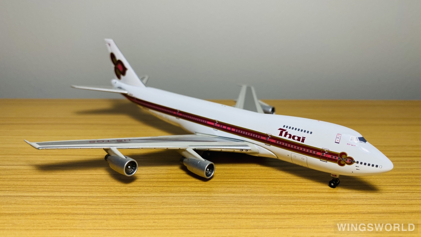 Jet-X 1:400 JX484 Thai Airways 泰国国际航空 Boeing 747-200 HS-TGS
