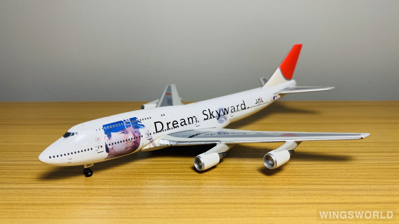 Phoenix 1:400 PH4JAL003 Japan Airlines 日本航空 Boeing 747-400 JA8907