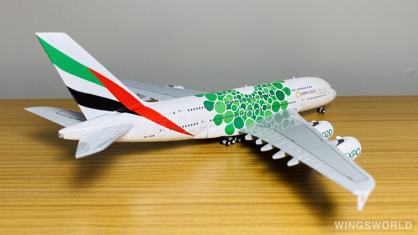 Geminijets 1:400 GJUAE1788 Emirates 阿联酋航空 Airbus A380-800 A6-EEW