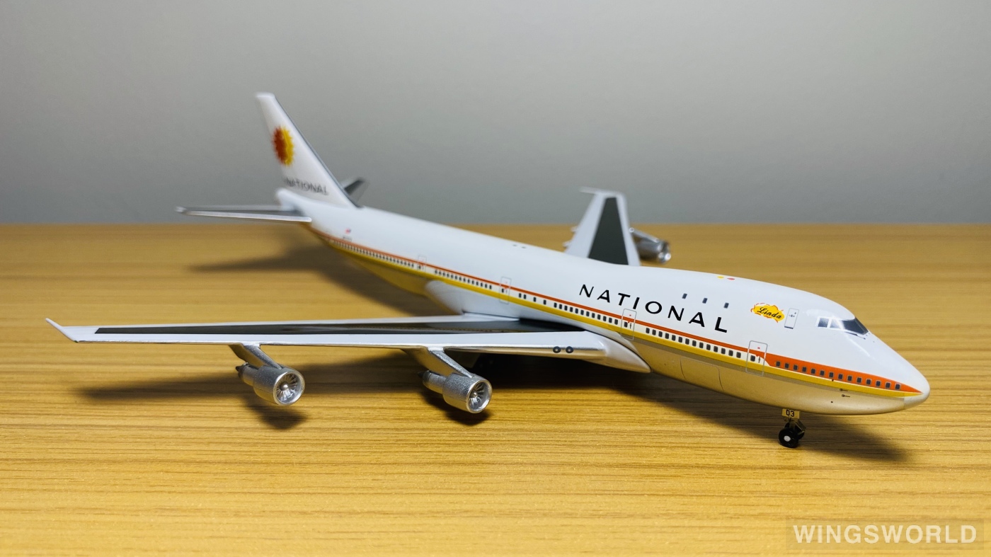 AeroClassics 1:400 ACN77773 National Airlines Boeing 747-100 N77773