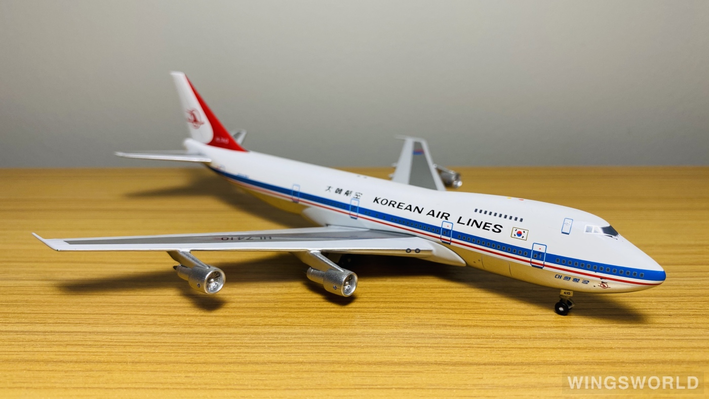 Big Bird 1:400 Boeing 747-200 Korean Air 大韩航空BB4-2004-16B