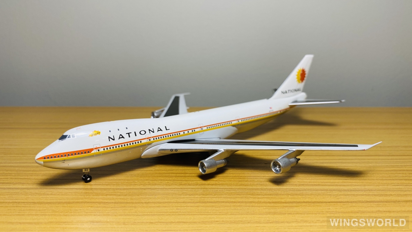 aeroclassics 1:400 acn77773 national airlines boeing 747-100 n7