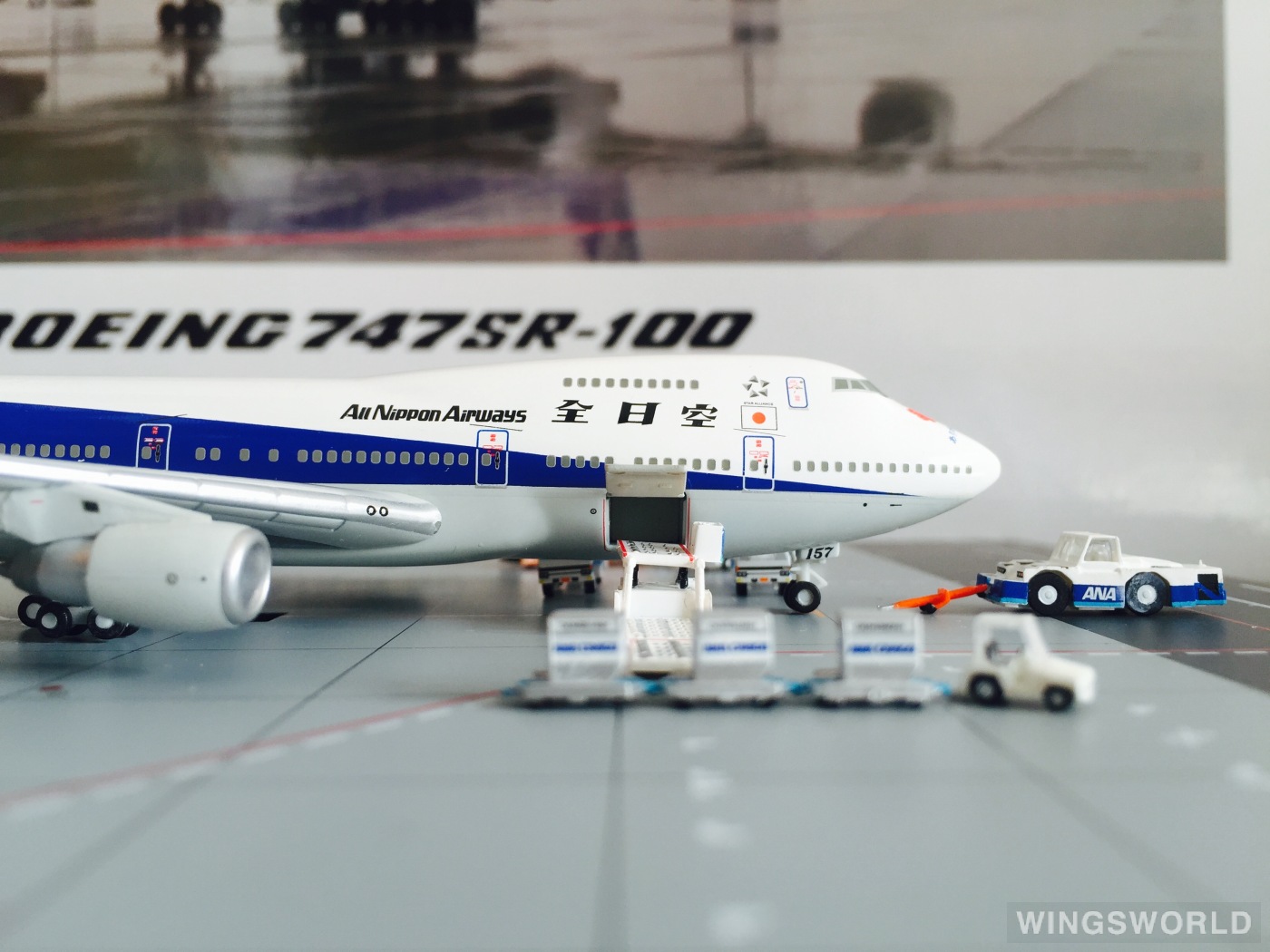 Hogan 1:400 NHG40071 ANA 全日空 Boeing 747-100 JA8157