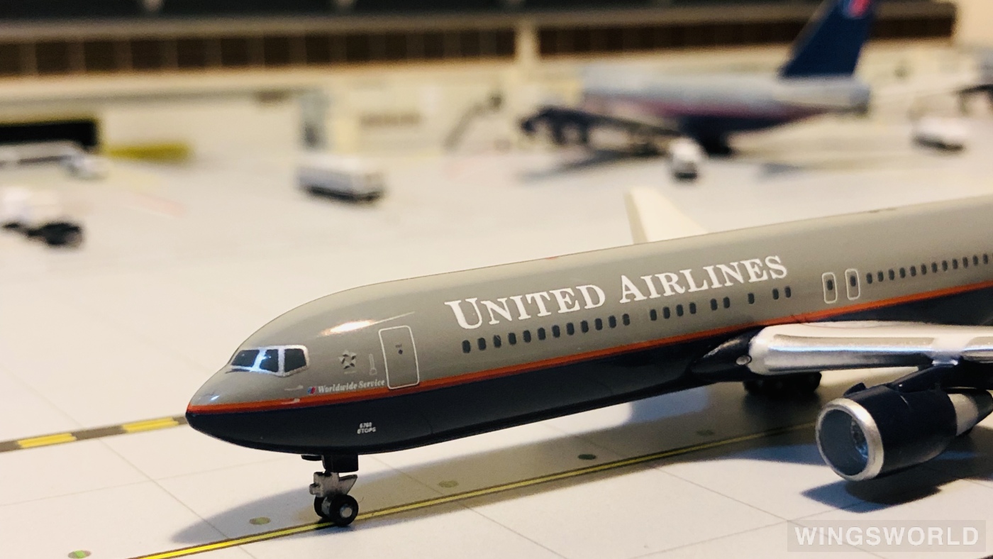 Geminijets 1:400 GJUAL468 United Airlines 美国联合航空 Boeing 767-300 N672UA