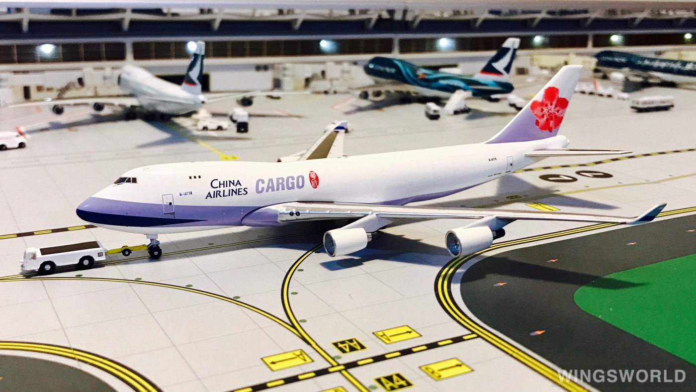 BlueAngle 1:400 JM74711 China Airlines 中华航空 Boeing 747-400 B-18718