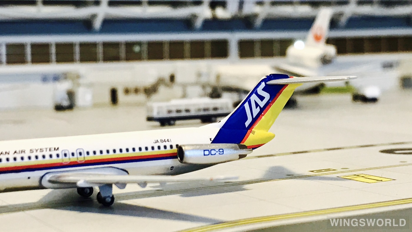 jet-x 1:400 sma040302 jas 日本佳速航空 mcdonnell douglas dc-9 j
