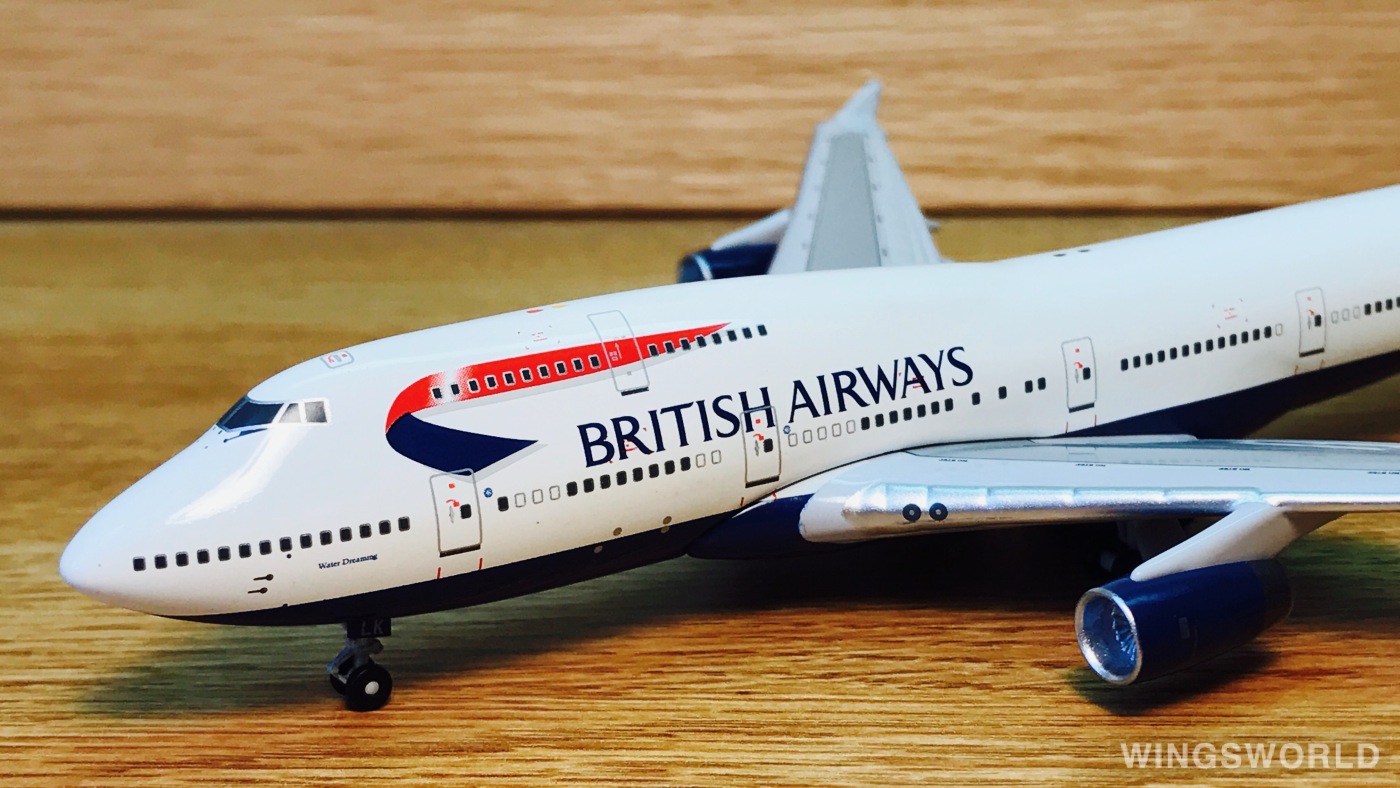 Big Bird 1:400 BB4-2004-40 British Airways 英国航空 Boeing 747-400 G-BNLK
