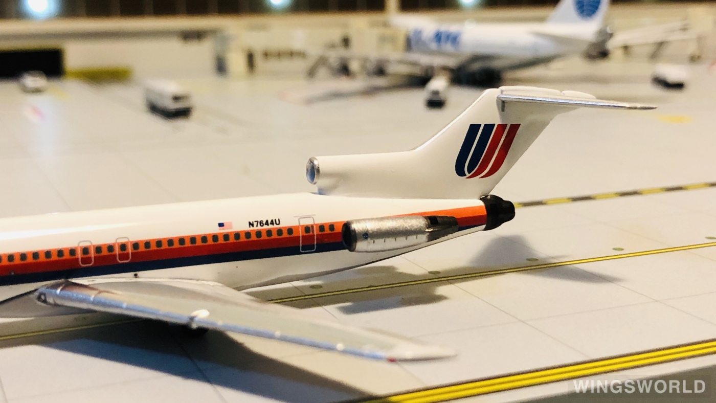AeroClassics 1:400 ACN7644U United Airlines 美国联合航空 Boeing 727-200 N7644U