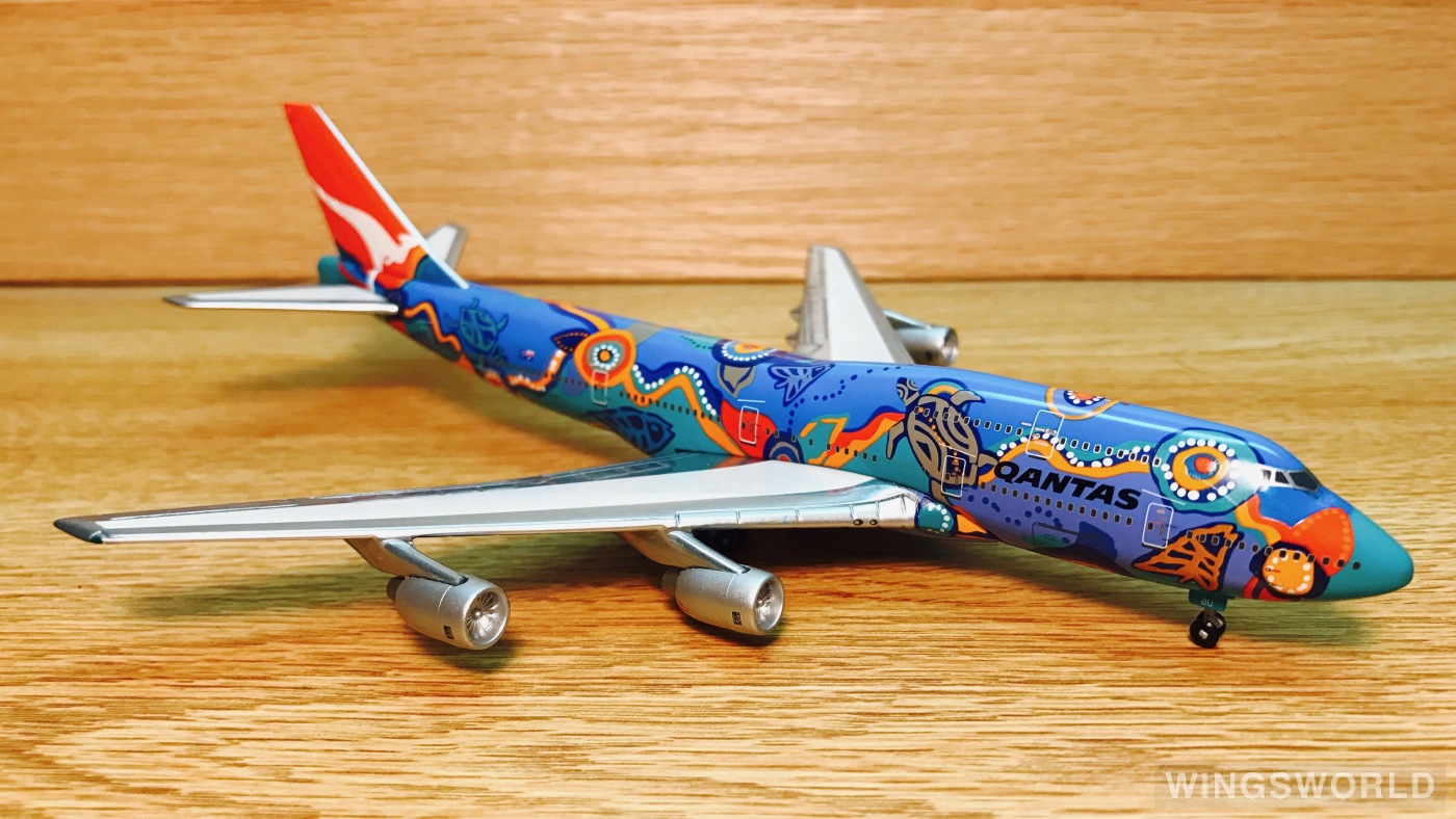 TucanoLine 1:400 84021001 Qantas 澳洲航空 Boeing 747-300 VH-EBU