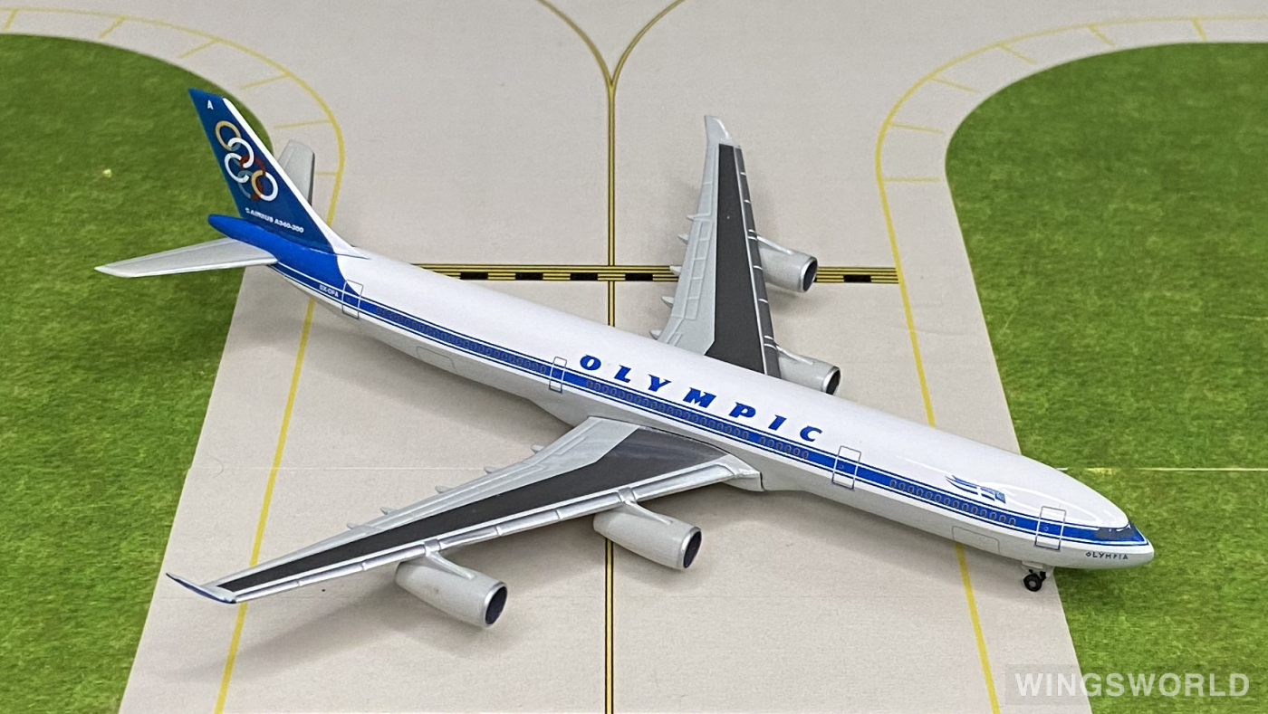 Herpa 1:500 504669 Olympic Air 奥林匹克航空 Airbus A340-300 SX-DFA