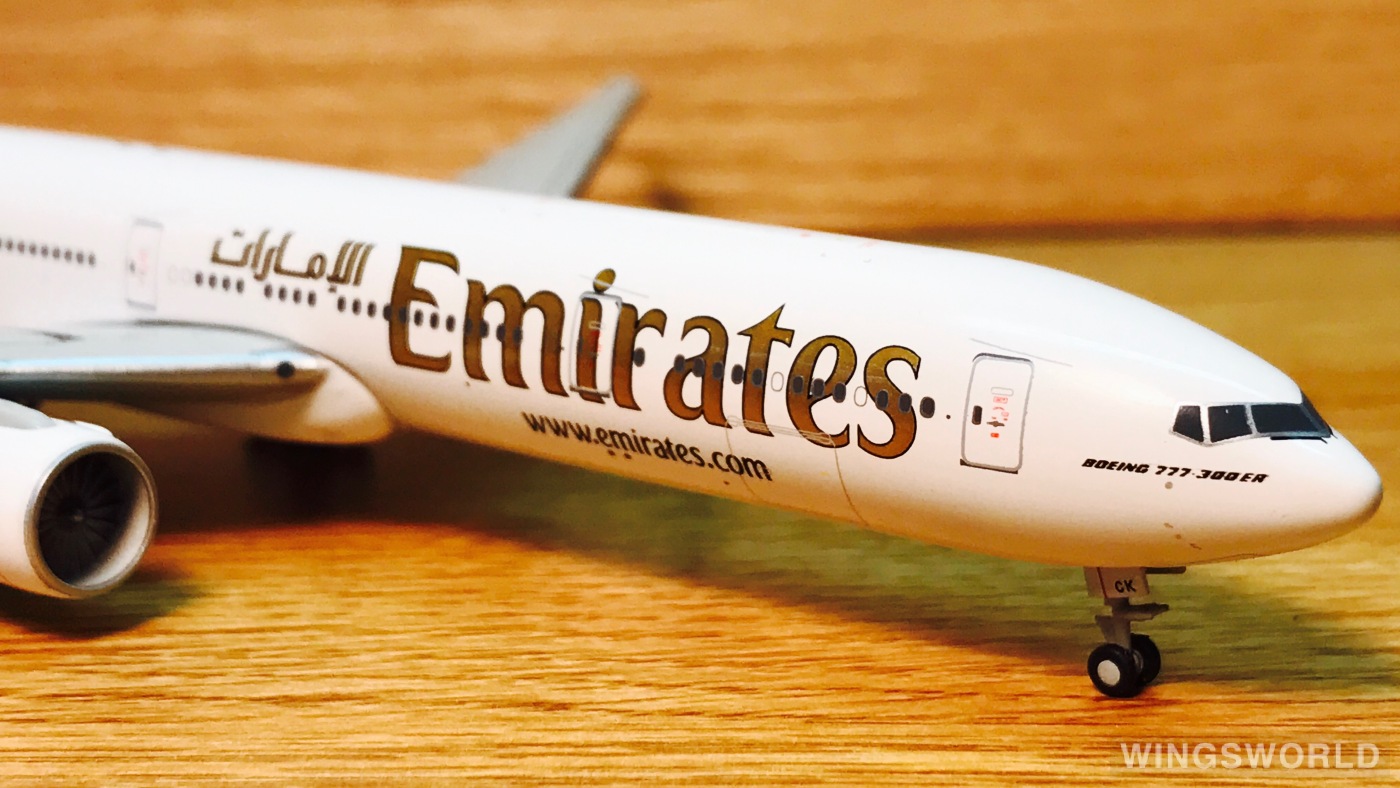 Geminijets 1:400 GJUAE1351 Emirates 阿联酋航空 Boeing 777-300 A6-ECK