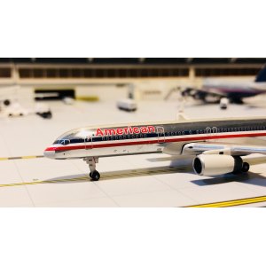 American Airlines 美国航空 Boeing 757-200 N601AN 1990s colors. Polished fuselage. GJAAL327 Geminijets 1:400