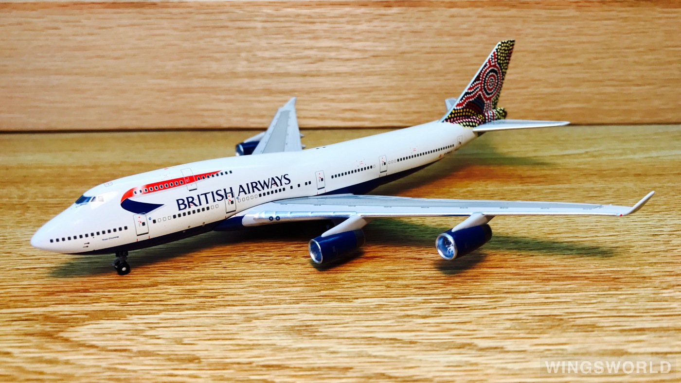 Big Bird 1:400 BB4-2004-40 British Airways 英国航空 Boeing 747-400 G-BNLK