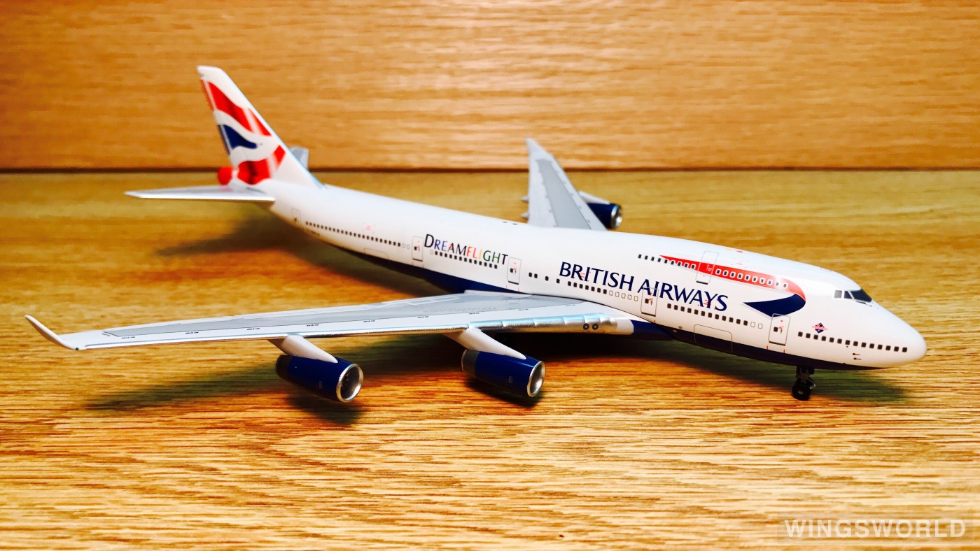 Big Bird 1:400 BB4-2004-34 British Airways 英国航空 Boeing 747-400 G-BNLA