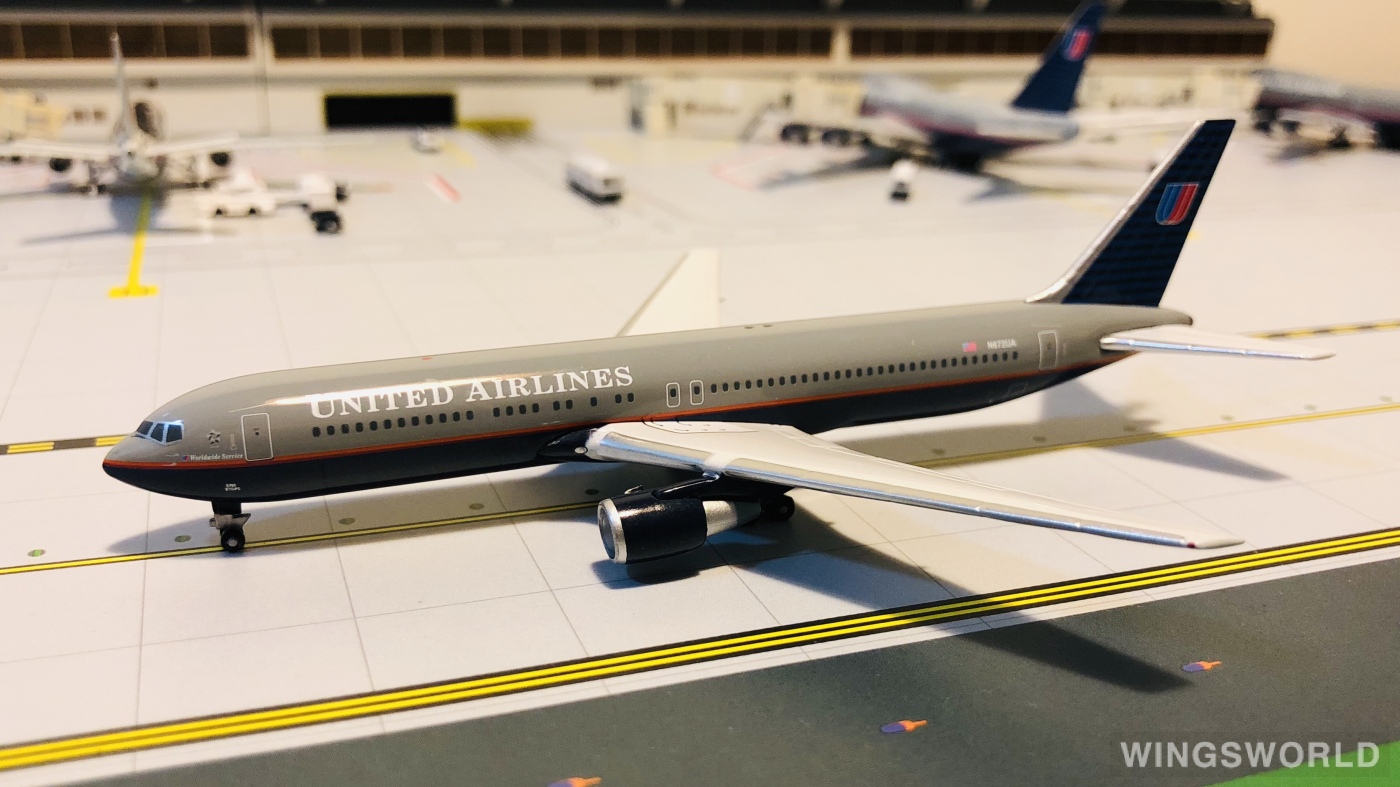 Geminijets 1:400 GJUAL468 United Airlines 美国联合航空 Boeing 767-300 N672UA