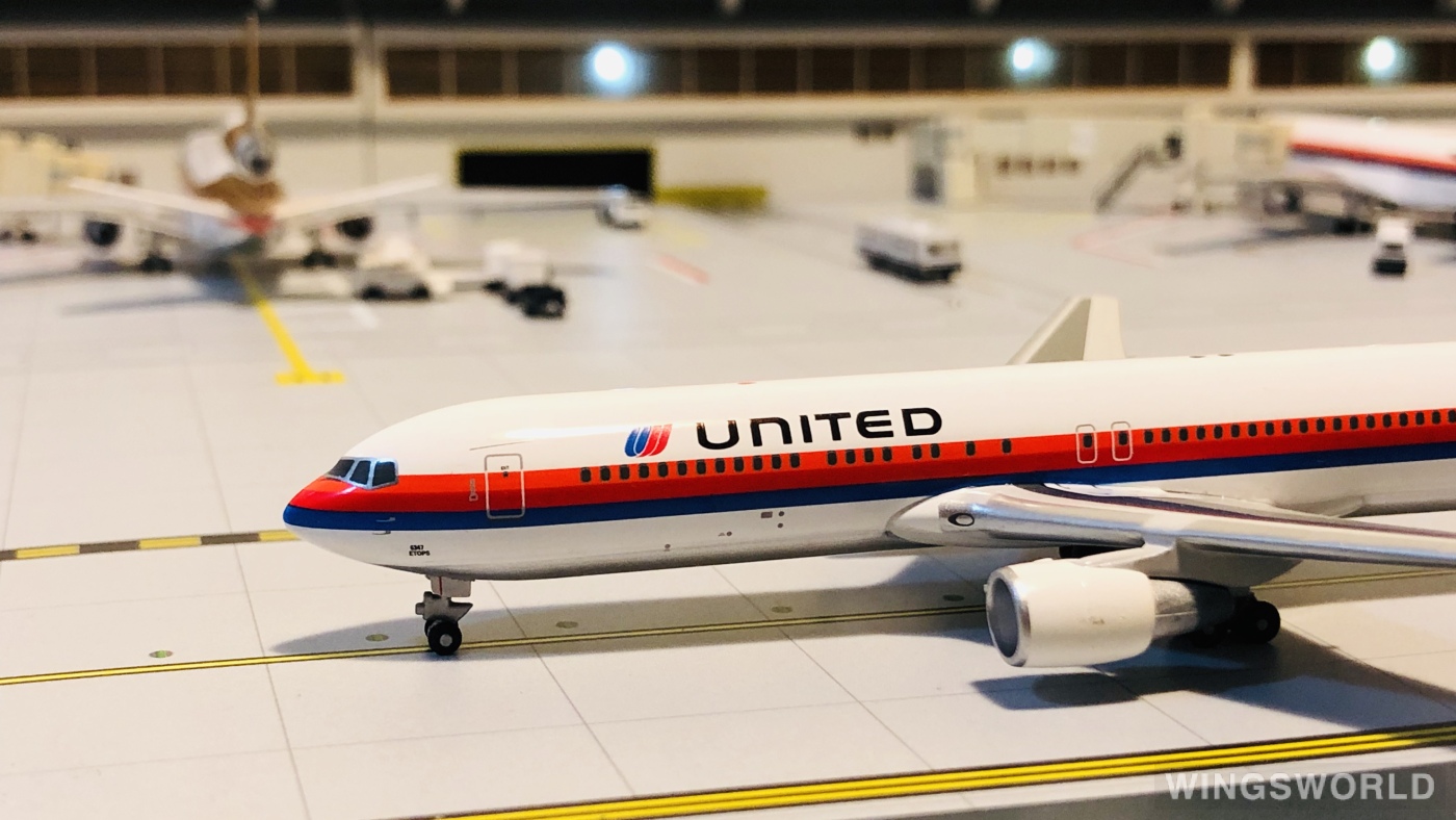 Geminijets 1:400 GJUAL448 United Airlines 美国联合航空 Boeing 767-300 N647UA