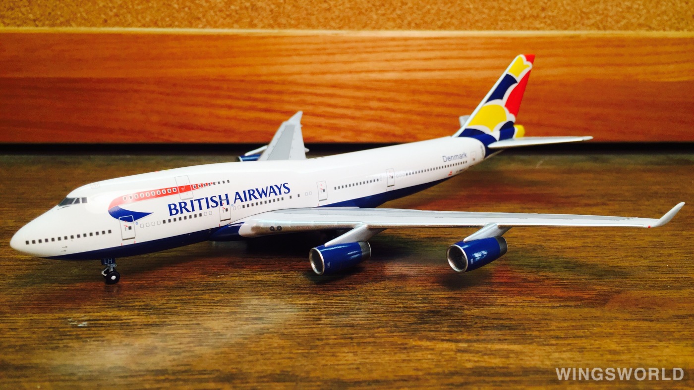 Big Bird 1:400 BB4-2006-XX British Airways 英国航空 Boeing 747-400 G-BNLH