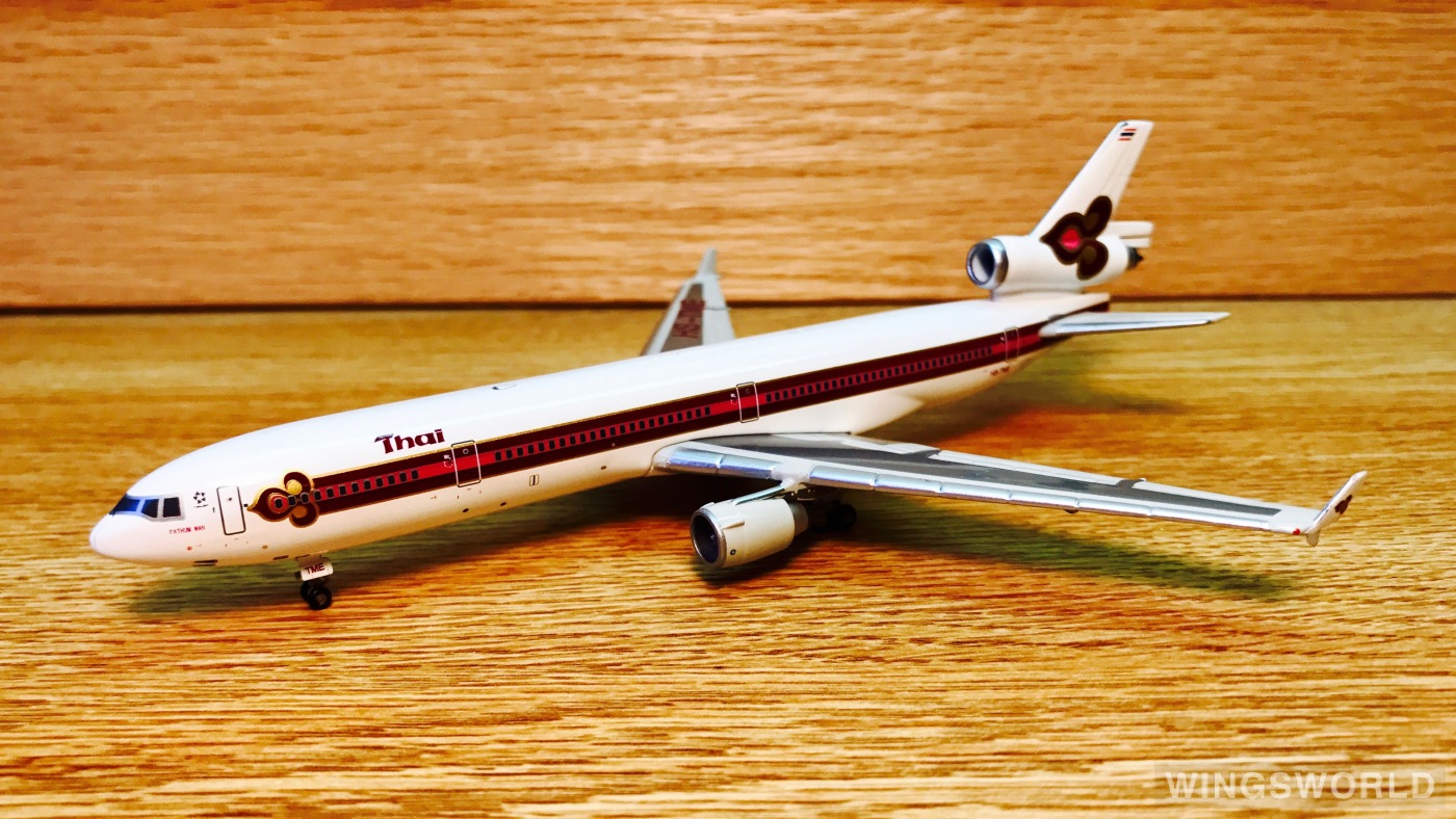 Geminijets 1:400 GJTHA933 Thai Airways 泰国国际航空 McDonnell Douglas MD-11 HS-TME