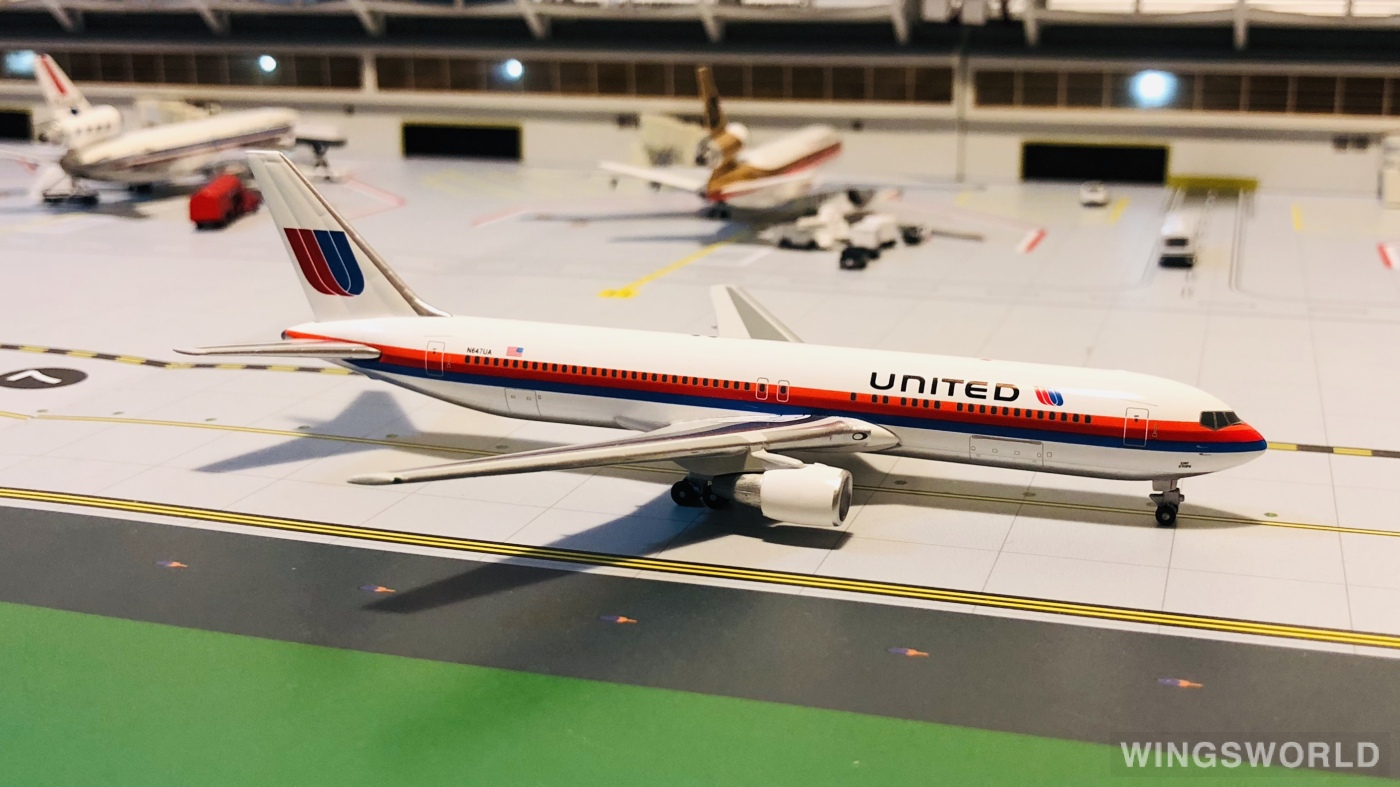 Geminijets 1:400 GJUAL448 United Airlines 美国联合航空 Boeing 767-300 N647UA