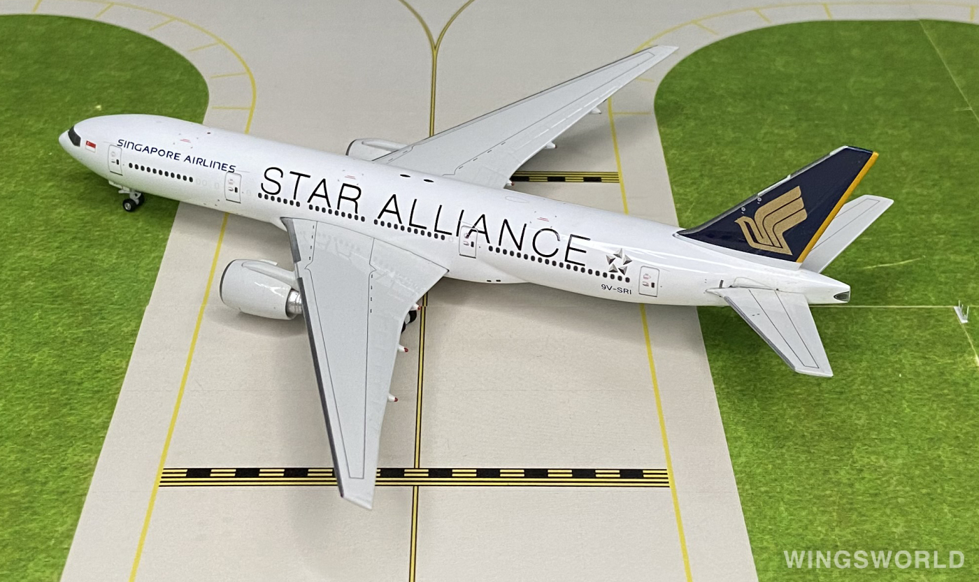 Phoenix 1:400 PH10592 Singapore Airlines 新加坡航空 Boeing 777-200ER 9V-SRI