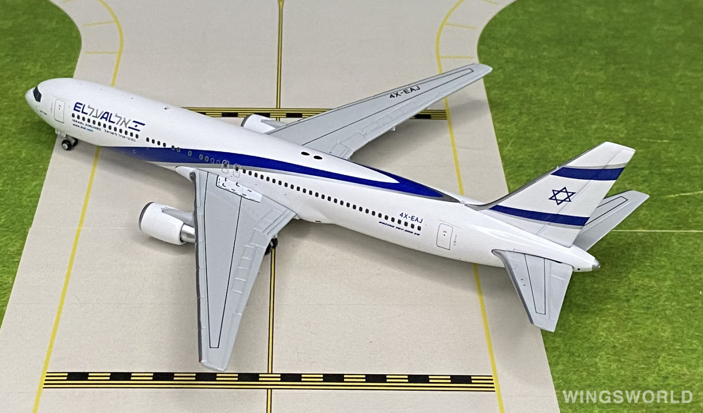 JC Wings 1:400 XX4157 El Al 以色列航空 Boeing 767-300 4X-EAJ