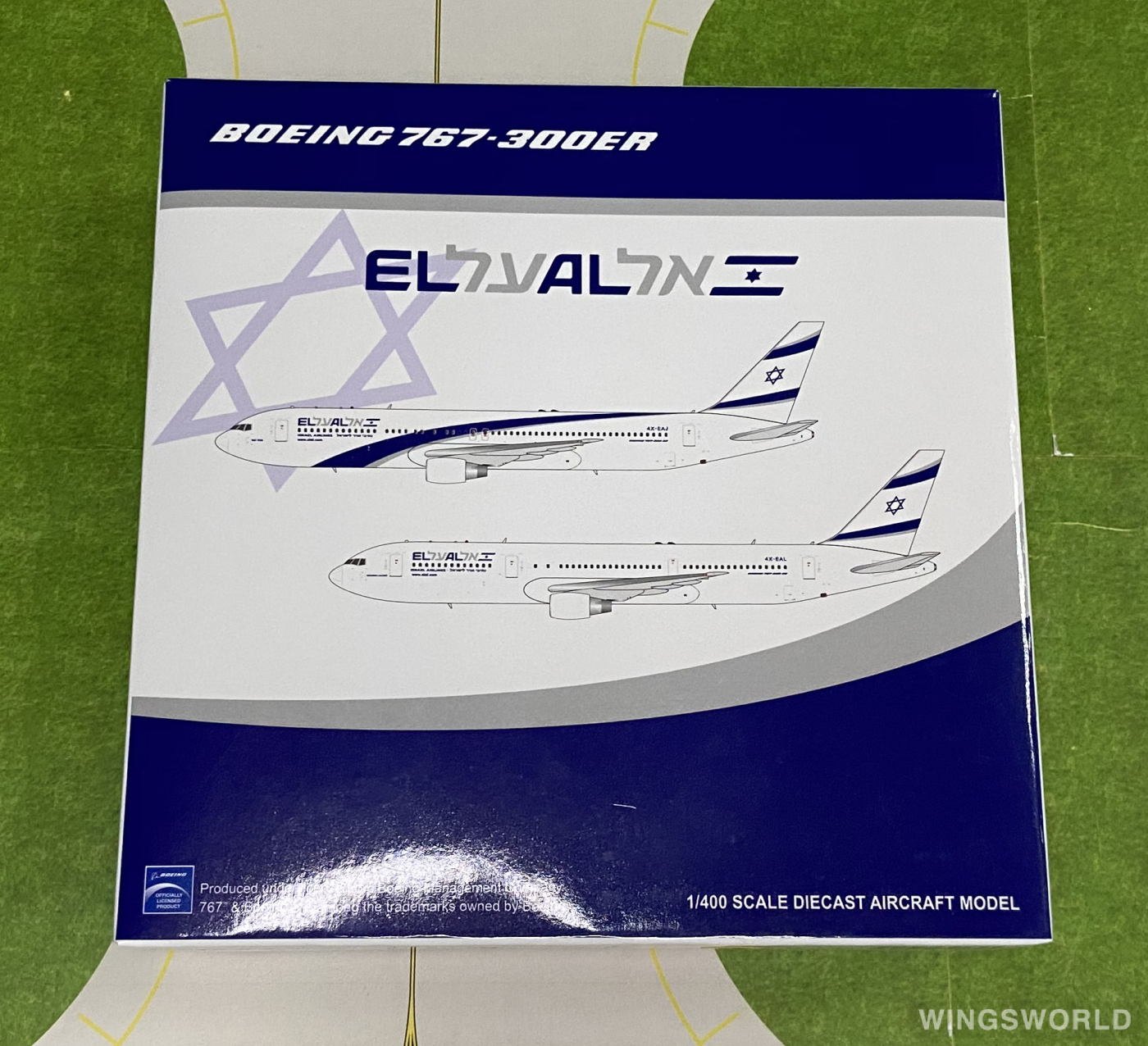 JC Wings 1:400 XX4157 El Al 以色列航空 Boeing 767-300 4X-EAJ