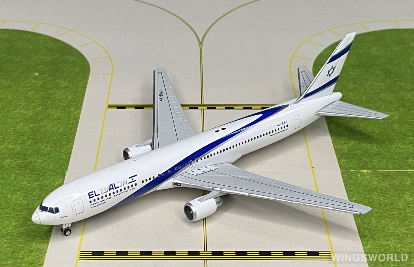 JC Wings 1:400 XX4157 El Al 以色列航空 Boeing 767-300 4X-EAJ