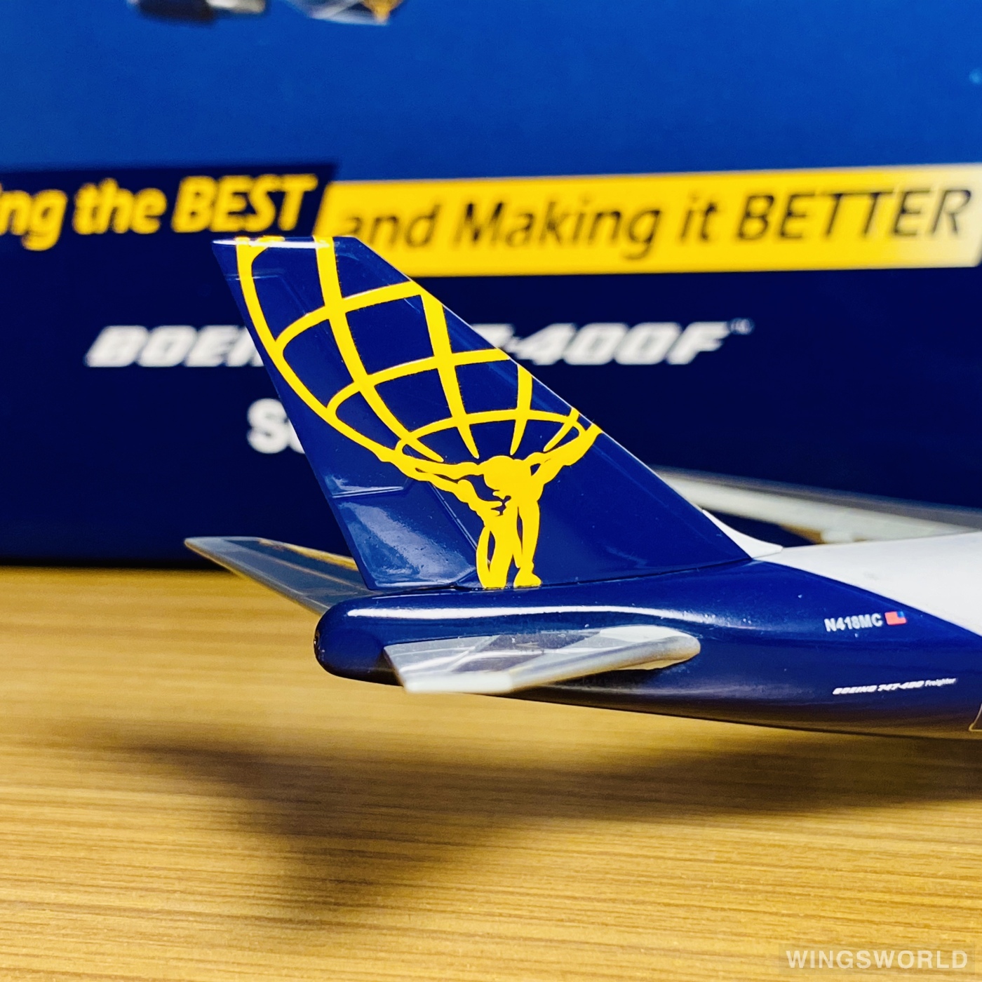 Hogan 1:400 HG8836 Atlas Air 阿特拉斯航空 Boeing 747-400 N418MC