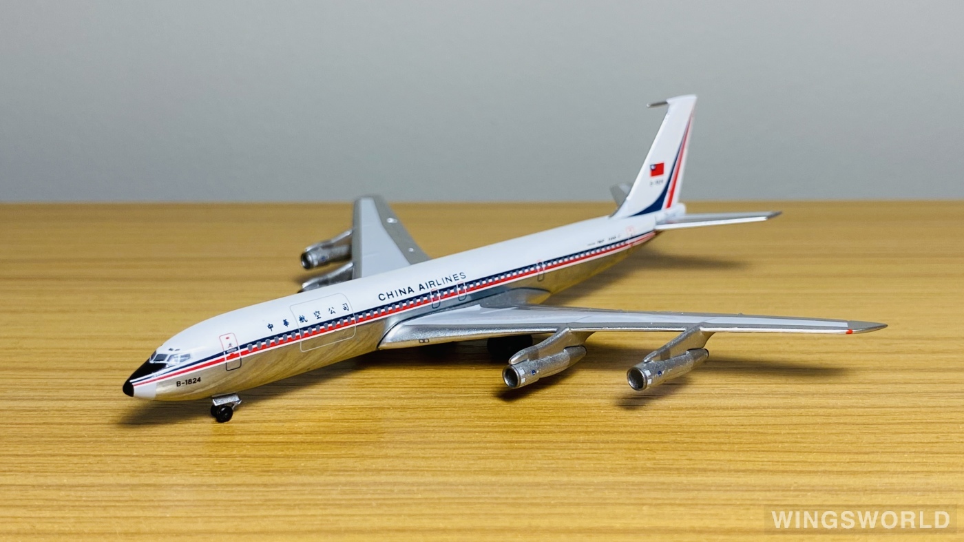 AeroClassics 1:400 AC19130 China Airlines 中华航空 Boeing 707-300 B-1824