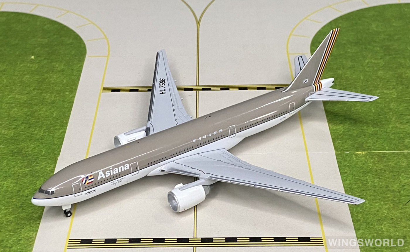 Starjets 1:500 SJAAR138 Asiana 韩亚航空 Boeing 777-200 HL7596
