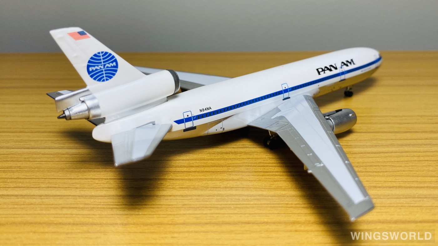 AeroClassics 1:400 PAMCN84NA Pan Am 泛美航空 McDonnell Douglas DC-10 N84NA