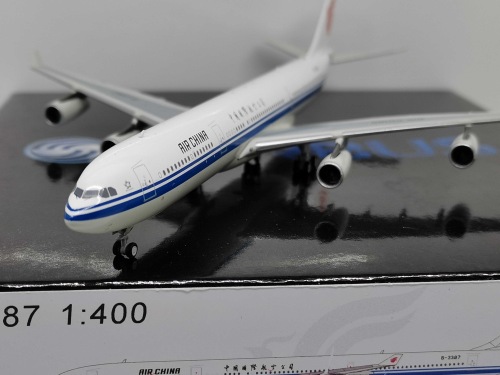 Air China 中国国际航空 Airbus A340-300 B-2387 无国旗涂装 PM-B-2387 Pandamodel 1:400