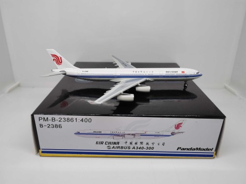 Air China 中国国际航空 Airbus A340-300 B-2386  PM-B-2386 Pandamodel 1:400