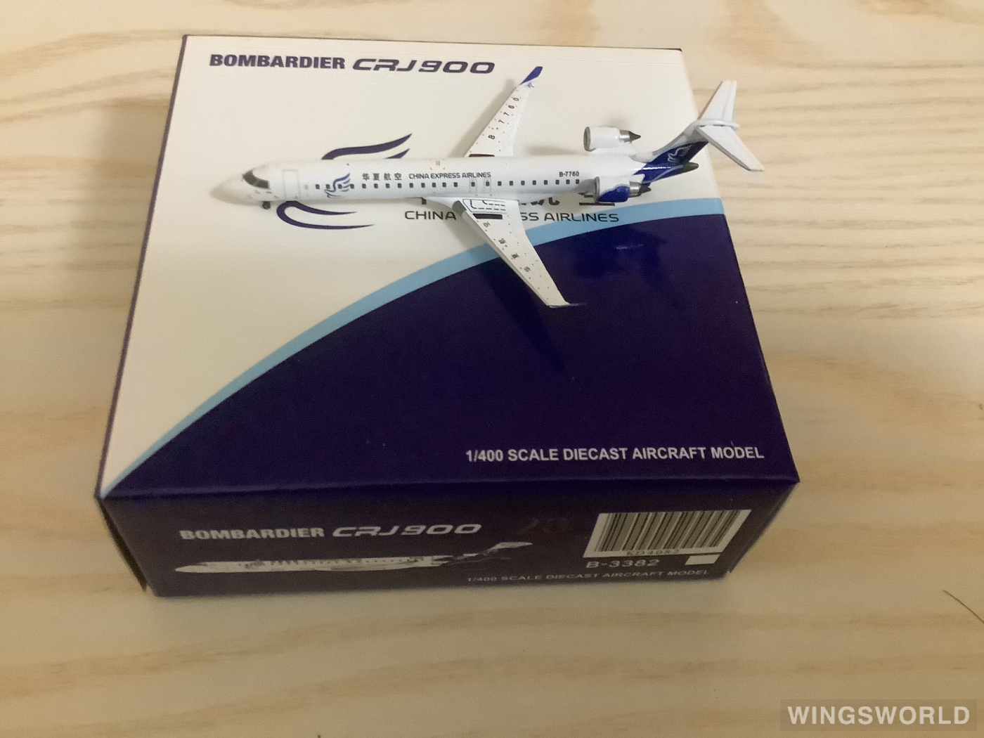 JC Wings 1:400 KD4083 China Express Airlines 华夏航空 Bombardier CRJ900 B-7760