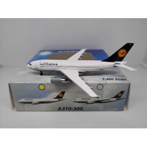 Lufthansa 汉莎航空 Airbus A310-300 D-AIDA 1990s colors. With rolling gears. AC4DAIDA AeroClassics 1:400