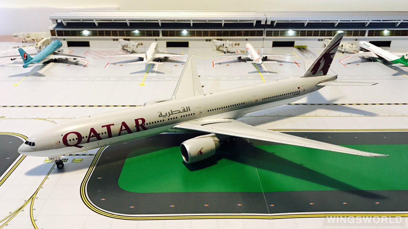 Geminijets 1:200 G2QTR477 Qatar 卡塔尔航空 Boeing 777-300ER A7-BAC
