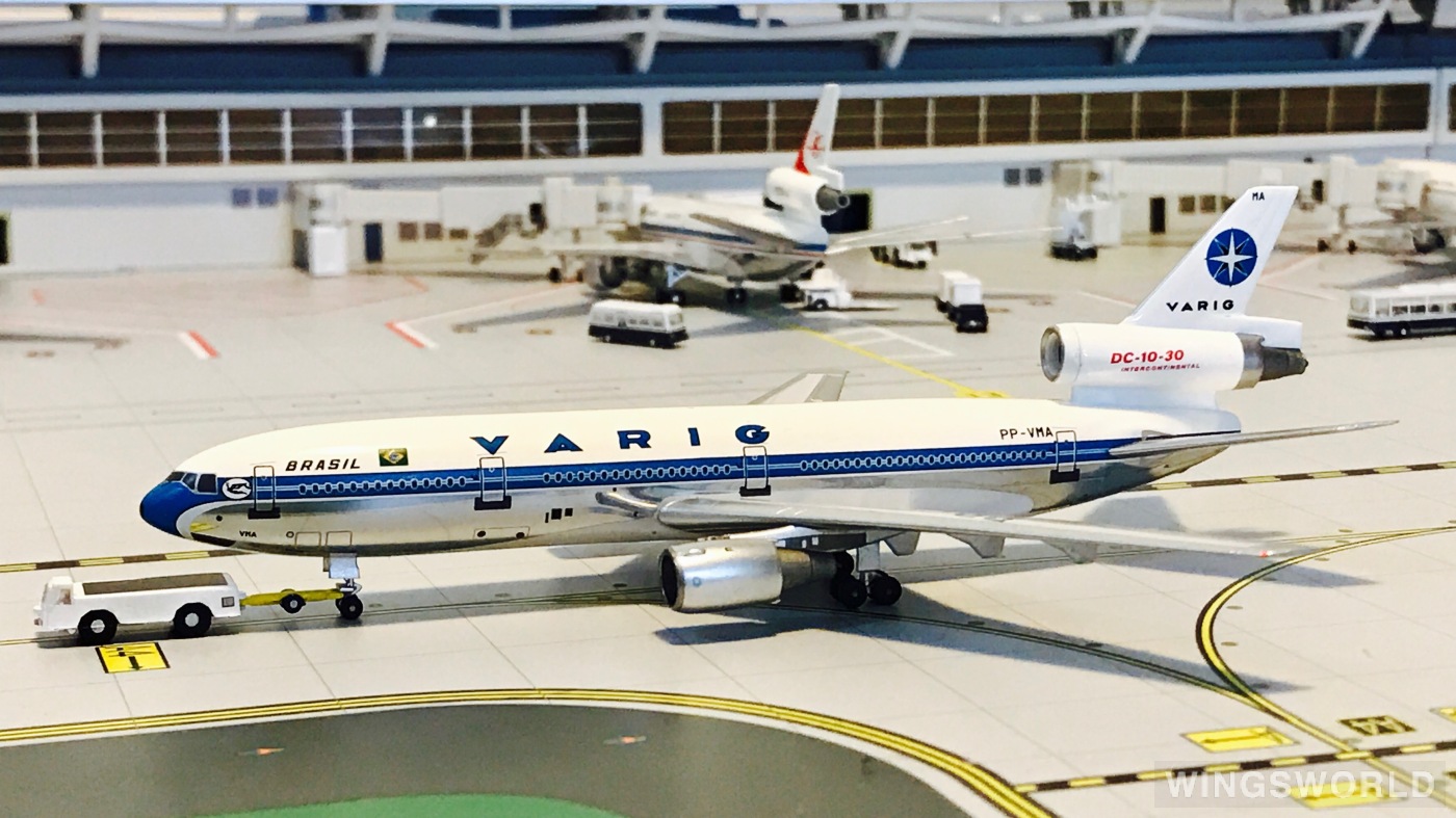 AeroClassics 1:400 ACPPVMA VARIG 里约格朗德航空 McDonnell Douglas DC-10 PP-VMA