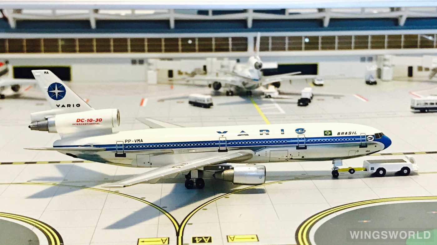 AeroClassics 1:400 ACPPVMA VARIG 里约格朗德航空 McDonnell Douglas DC-10 PP-VMA