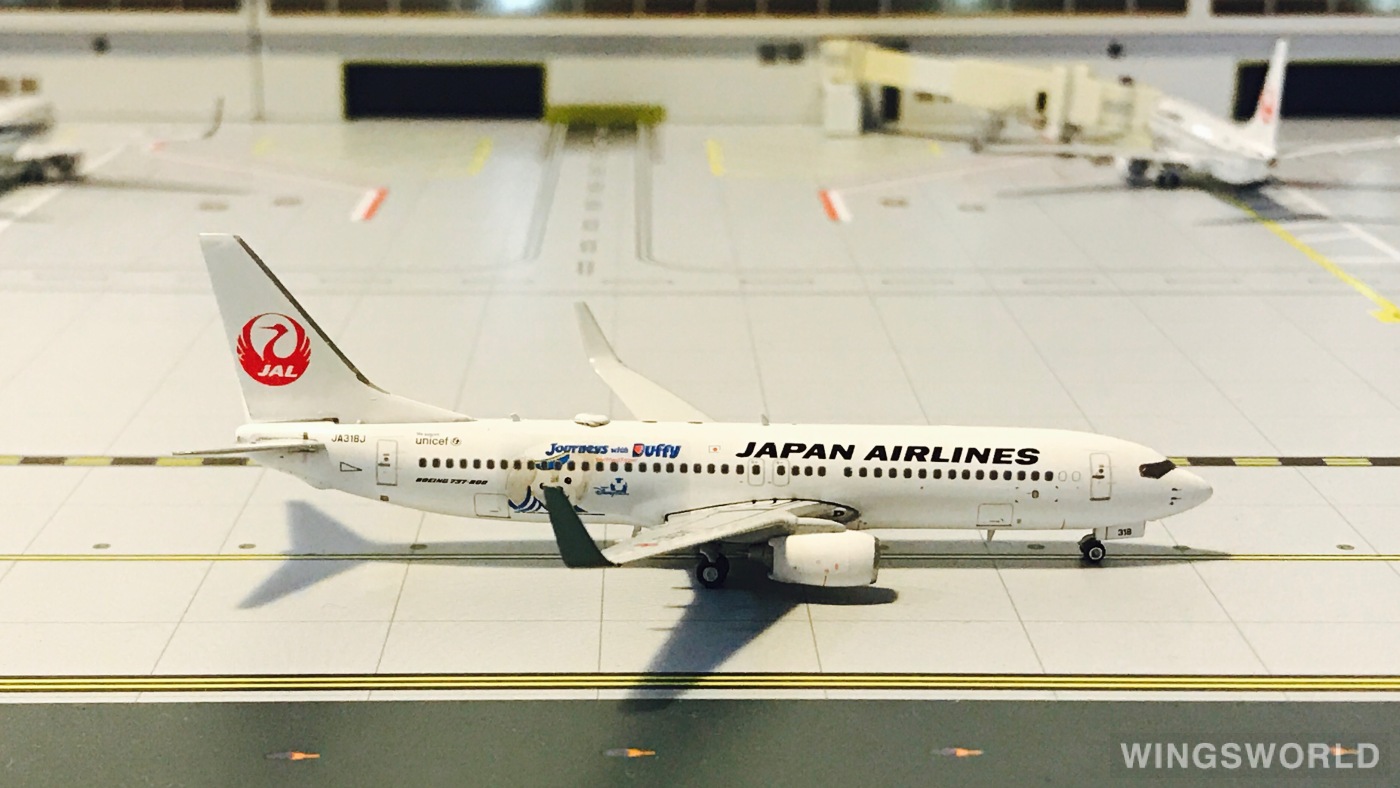 Phoenix 1:400 PH11206 Japan Airlines 日本航空 Boeing 737-800 JA318J