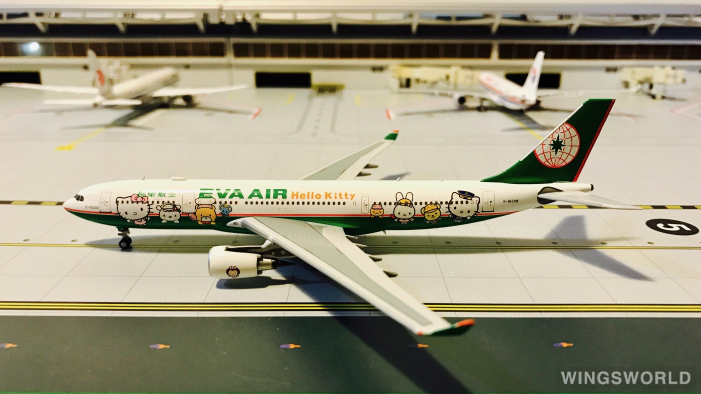 Pandamodel 1:400 PM-B-16309 EVA Air 长荣航空 Airbus A330-200 B-16309