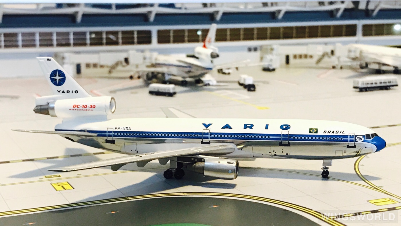 AeroClassics 1:400 ACPPVMA VARIG 里约格朗德航空 McDonnell Douglas DC-10 PP-VMA