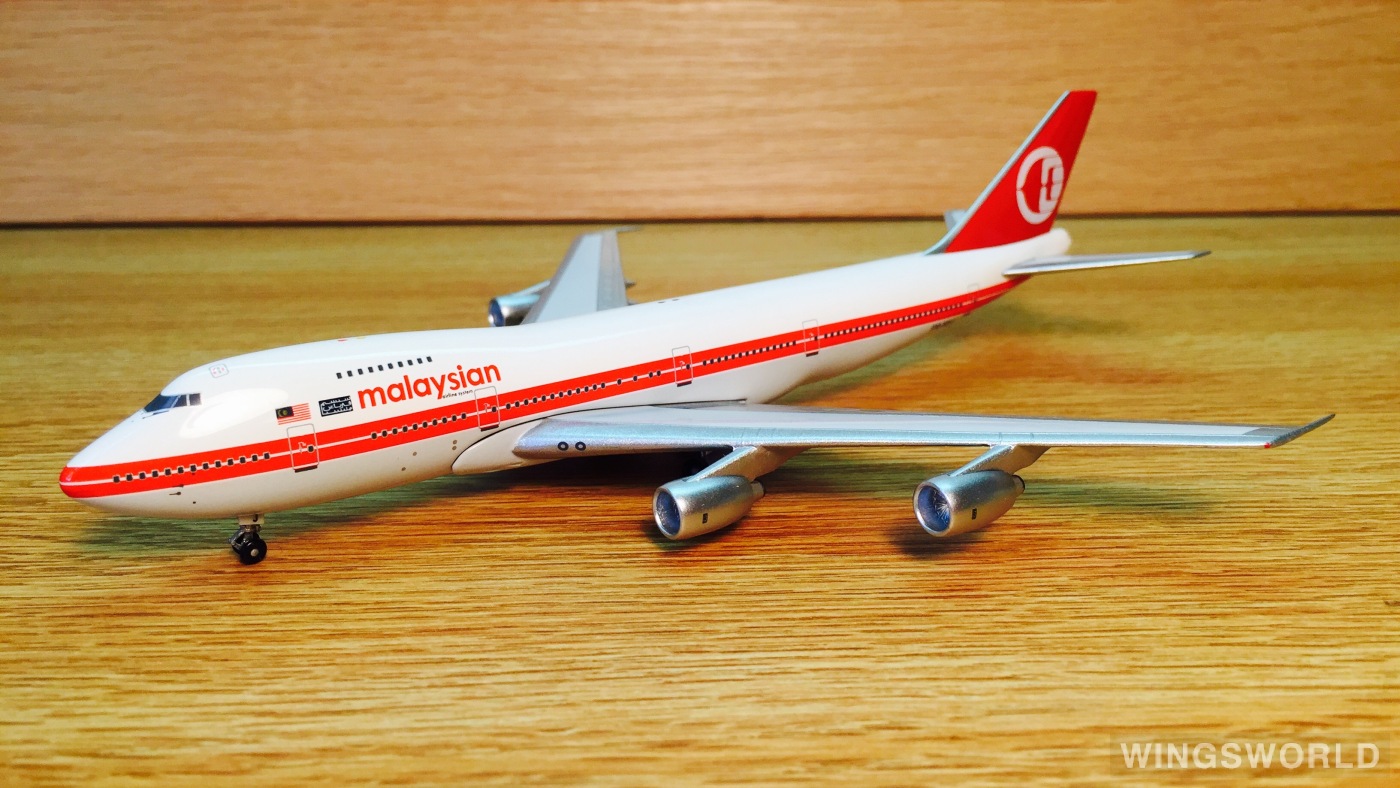 AeroClassics 1:400 AC9MMHJ Malaysia Airlines 马来西亚航空 Boeing 747-200 9M-MHJ