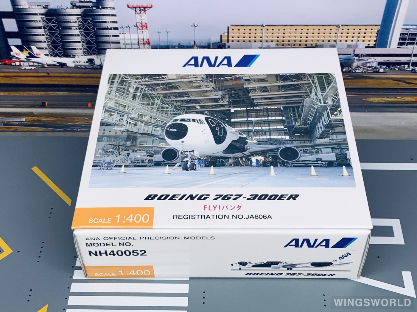 Hogan 1:400 Boeing 767-300 ANA 全日空NH40052 JA606A 飞天熊猫特别涂 