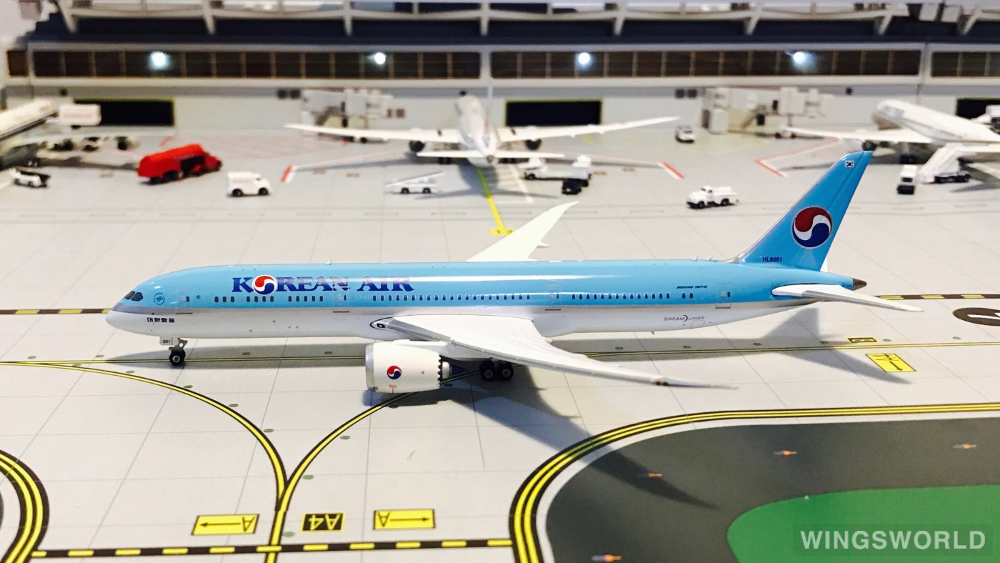 Phoenix 1:400 PH04126 Korean Air 大韩航空 Boeing 787-9 HL8081