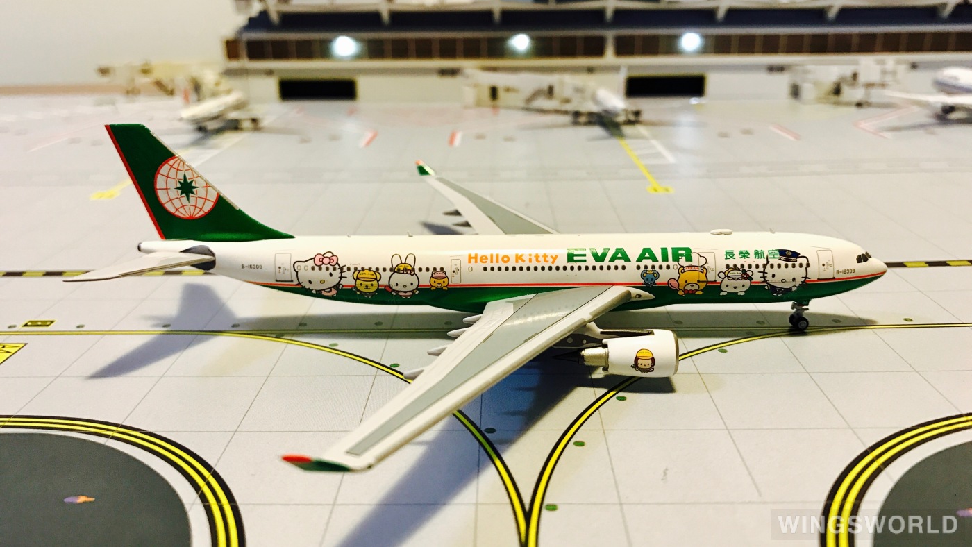 Pandamodel 1:400 PM-B-16309 EVA Air 长荣航空 Airbus A330-200 B-16309
